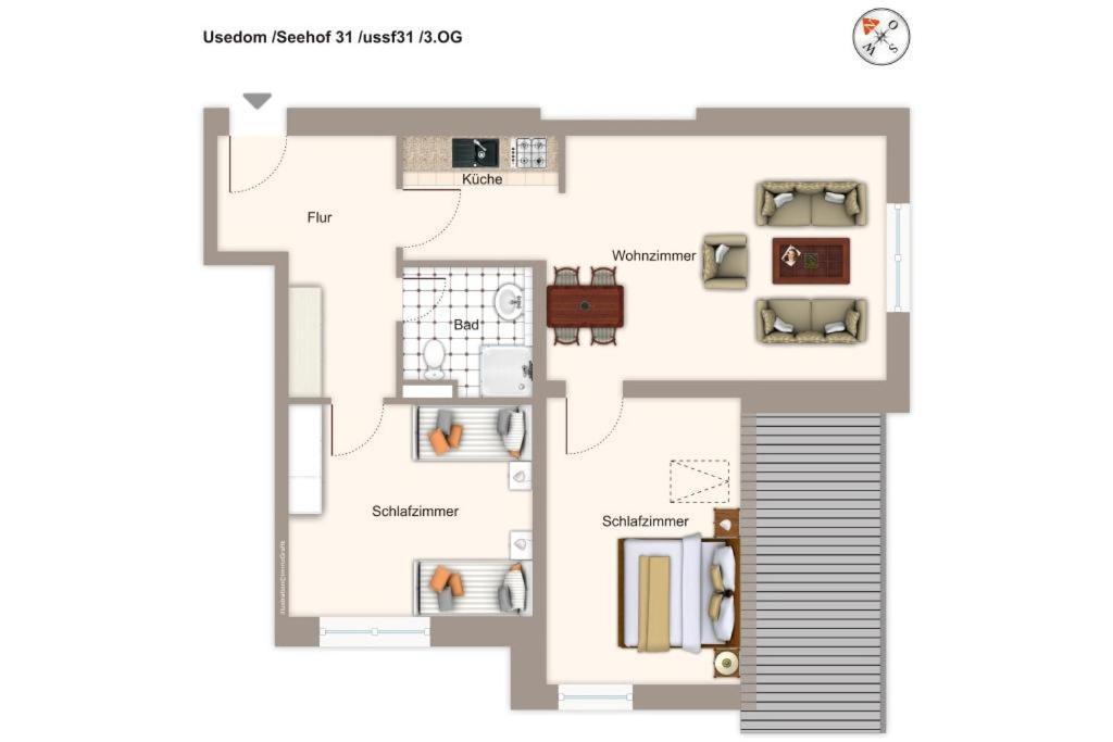 Seehof Seehof 31 Heringsdorf  Exteriör bild
